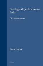 L'apologie de Jérôme contre Rufin