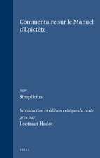 Simplicius - Commentaire sur le Manuel d'Epictète