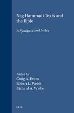 Nag Hammadi Texts and the Bible: A Synopsis and Index