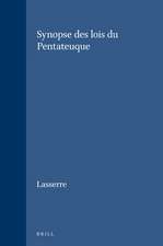 Synopse des lois du Pentateuque