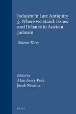 Judaism in Late Antiquity 3. Where we Stand: Issues and Debates in Ancient Judaism: Volume Three