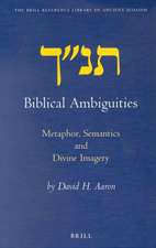 Biblical Ambiguities: Metaphor, Semantics and Divine Imagery