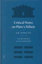 Critical Notes on Plato's <i>Politeia</i>