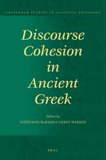 Discourse Cohesion in Ancient Greek