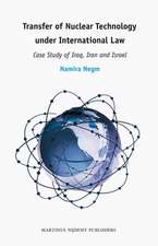 Transfer of Nuclear Technology under International Law: Case Study of Iraq, Iran and Israel