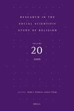 Research in the Social Scientific Study of Religion, Volume 20