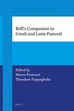 Brill's Companion to Greek and Latin Pastoral