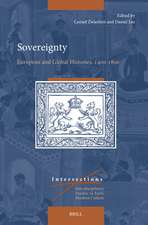 Sovereignty: European and Global Histories, 1400–1800