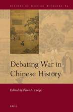 Debating War in Chinese History