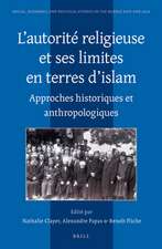 L'autorité religieuse et ses limites en terres d'islam: Approches historiques et anthropologiques