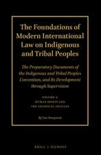 The Foundations of Modern International Law on Indigenous and Tribal Peoples: The Preparatory Documents of the Indigenous and Tribal Peoples Convention, and Its Development through Supervision. Volume 2: Human Rights and the Technical Articles