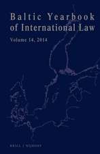 Baltic Yearbook of International Law, Volume 14 (2014)