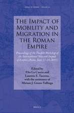 The Impact of Mobility and Migration in the Roman Empire: Proceedings of the Twelfth Workshop of the International Network Impact of Empire (Rome, June 17-19, 2015)