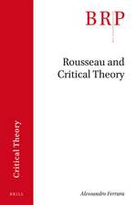 Rousseau and Critical Theory