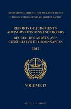 Reports of Judgments, Advisory Opinions and Orders/ Receuil des arrets, avis consultatifs et ordonnances, Volume 17 (2017)