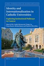 Identity and Internationalization in Catholic Universities: Exploring Institutional Pathways in Context