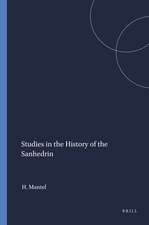 Studies in the History of the Sanhedrin