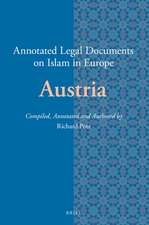 Annotated Legal Documents on Islam in Europe: Austria