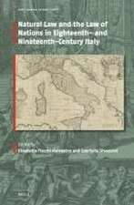 Natural Law and the Law of Nations in Eighteenth- and Nineteenth-Century Italy