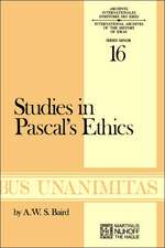 Studies in Pascal’s Ethics