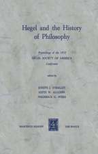 Hegel and the History of Philosophy: Proceedings of the 1972 HEGEL SOCIETY OF AMERICA Conference