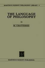 The Language of Philosophy