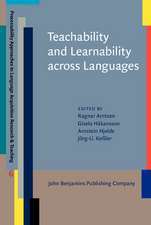 Teachability and Learnability across Languages