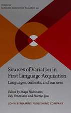 Sources of Variation in First Language Acquisition