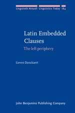 Latin Embedded Clauses