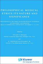 Philosophical Medical Ethics: Its Nature and Significance: Proceedings of the Third Trans-Disciplinary Symposium on Philosophy and Medicine Held at Farmington, Connecticut, December 11–13, 1975