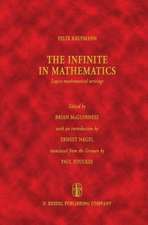 The Infinite in Mathematics: Logico-mathematical writings