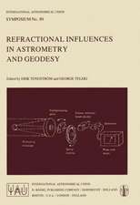 Refractional Influences in Astrometry and Geodesy