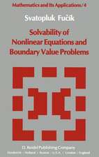 Solvability of Nonlinear Equations and Boundary Value Problems