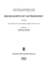 Highlights of Astronomy, Volume 5: As Presented at the XVIIth General Assembly of the IAU, 1979