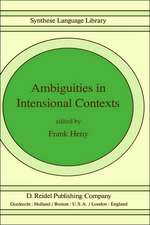 Ambiguities in Intensional Contexts