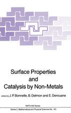 Surface Properties and Catalysis by Non-Metals