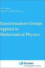 Transformation Groups Applied to Mathematical Physics