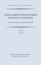 Cool Stars with Excesses of Heavy Elements: Proceedings of the Strasbourg Observatory Colloquium Held at Strasbourg, France, July 3–6, 1984