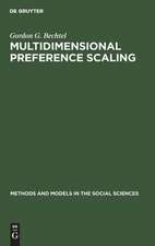 Multidimensional preference scaling