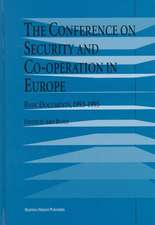 The Conference on Security and Co-operation in Europe: Basic Documents, 1993-1995