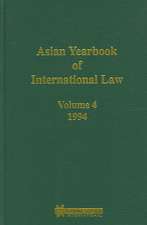 Asian Yearbook of International Law, Volume 4 (1994)