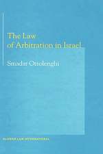 The Law of Arbitration in Israel