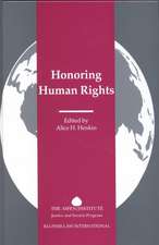 Honoring Human Rights