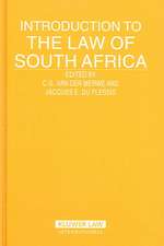 Introduction to the Law of South Africa