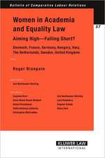 Women in Academia and Equality Law