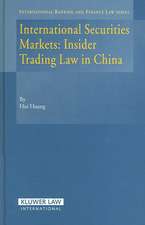 International Securities Markets: Insider Trading Law in China