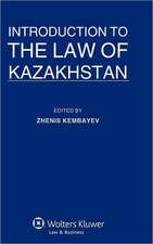 Introduction to the Law of Kazakhstan