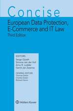 Concise European Data Protection, E-Commerce and It Law