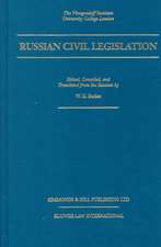 Russian Civil Legislation, the Civil Code (Parts 1 & 2) & Other S