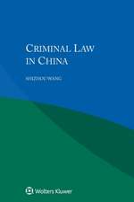 Criminal Law in China